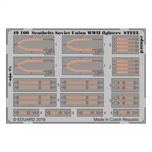 1:48 Seatbelts Soviet Union WWII Fighters - Steel