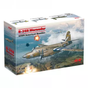 B-26B Marauder WWII American Bomber (100% New Molds) 1:48