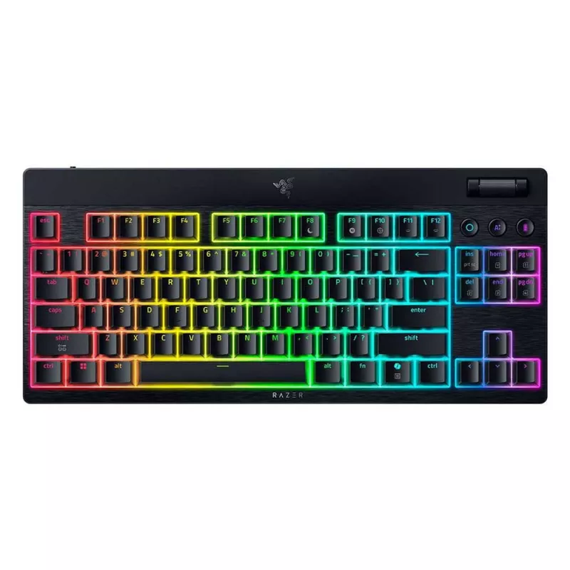 BlackWidow V4 Low-profile Tenkeyless HyperSpeed - Wireless Mechanical Gaming Keyboard (Green Switch)