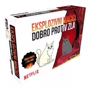 Board Game Eksplozivni Mačići - Dobro Protiv Zla
