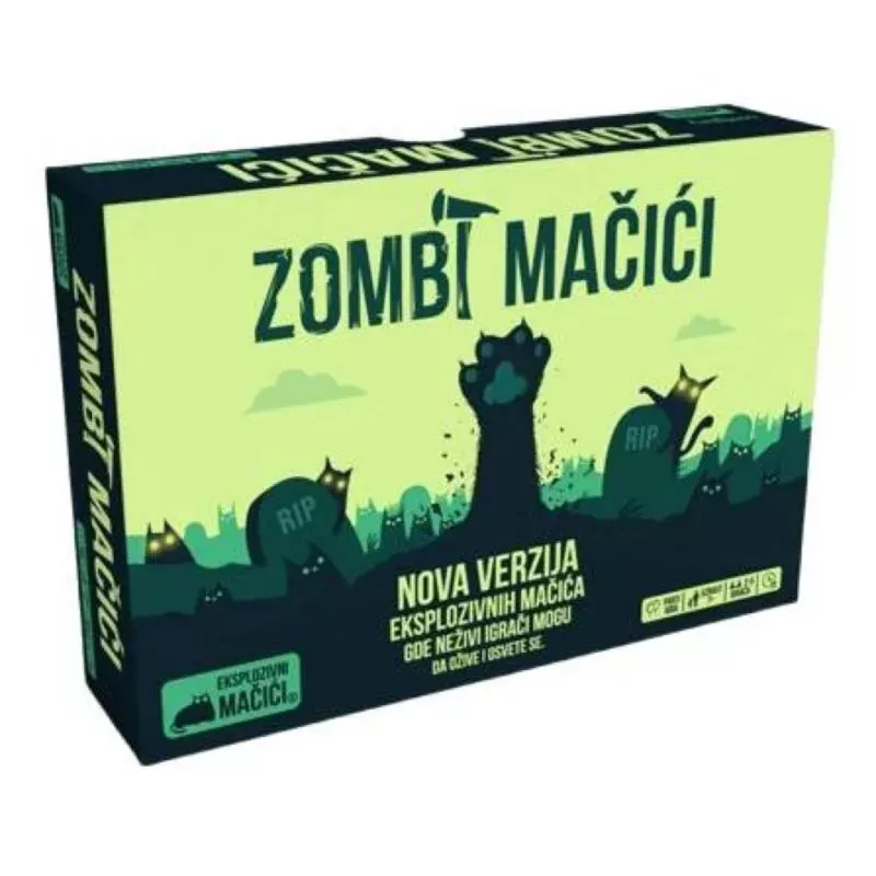 Board Game Eksplozivni Mačići - Zombi Mačići