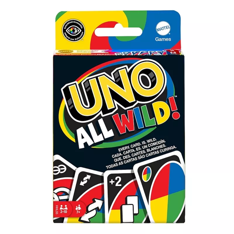 Board Game Mattel UNO - All Wild! - Card Game