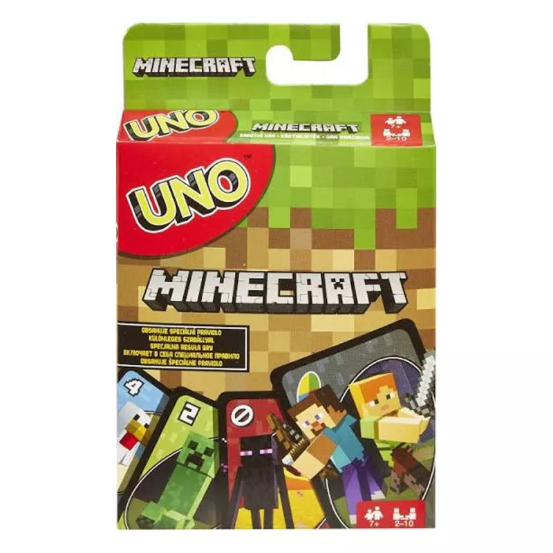 Board Game Mattel UNO - Minecraft - Card Game