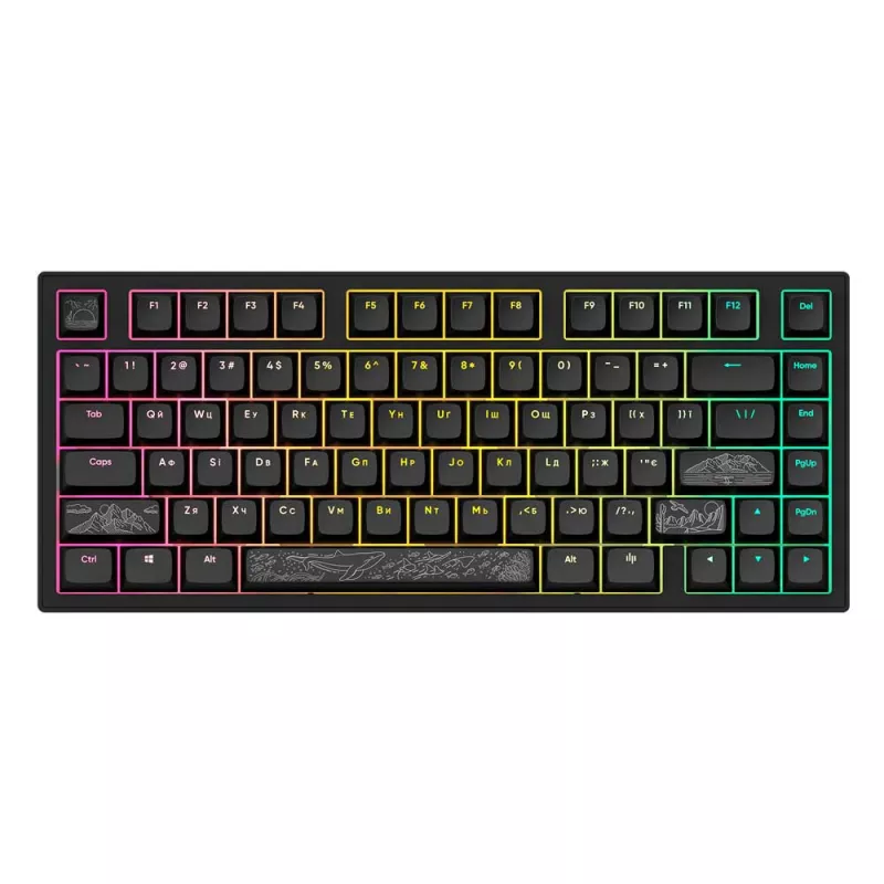 Dark Project ALU Terra Nostra Black - Wired Gaming Keyboard (ANSI/UA)
