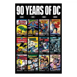 DC Comics 90 Years Of DC Art Print