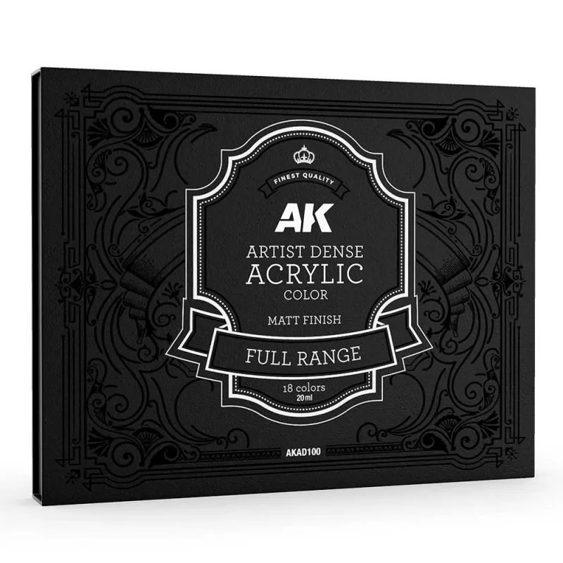 DELUXE EDITION BOX FULL RANGE ARTIST DENSE ACRYLIC COLOR