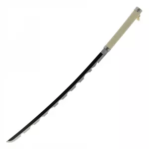 Demon Slayer - Wood Sword Replica - Dual Serrated Nichirin Katanas (Inosuke Hashibira)