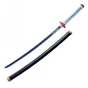 Demon Slayer - Wood Sword Replica - Standard Nichirin Katana (Giyu Tomioka) v2