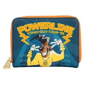 Disney Goofy Movie Powerline All Access Pass Zip Around Wallet