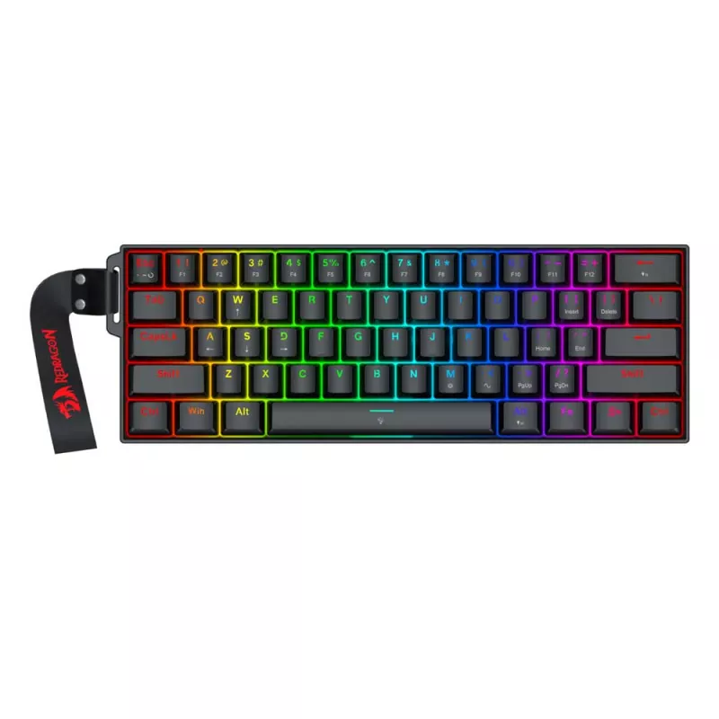 Fizz K617+ RGB Black, Wired Keyboard, Magnetic Plus
