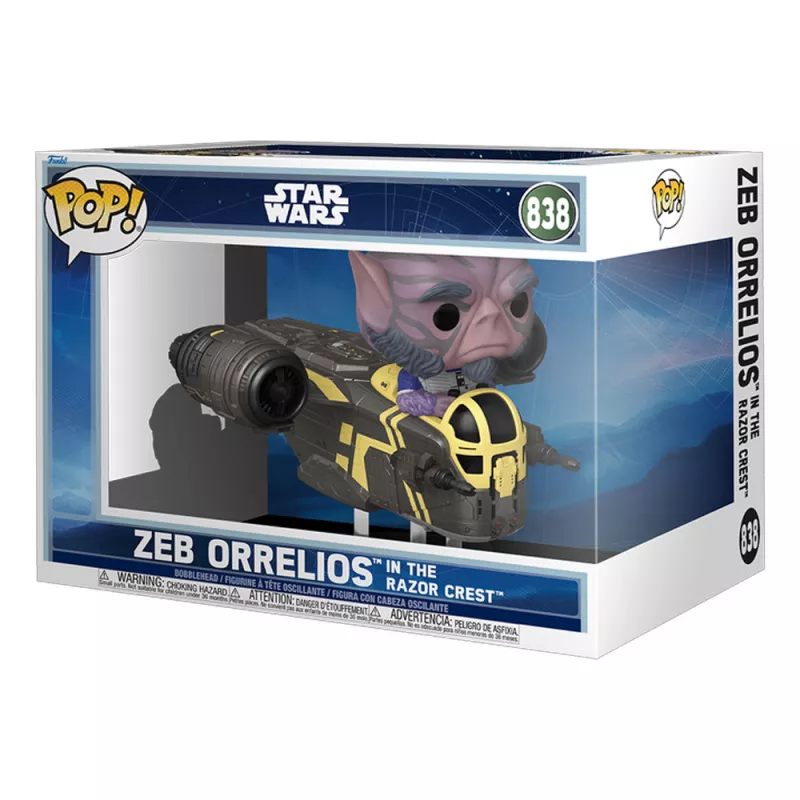 Funko POP! Rides DLX: The Mandalorian & Grogu - Zeb Orrelios In The Razor Crest