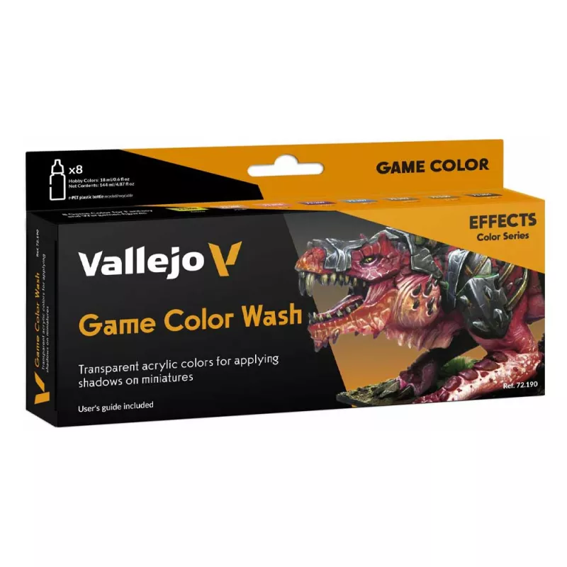 Game Color Wash - 8 colors set