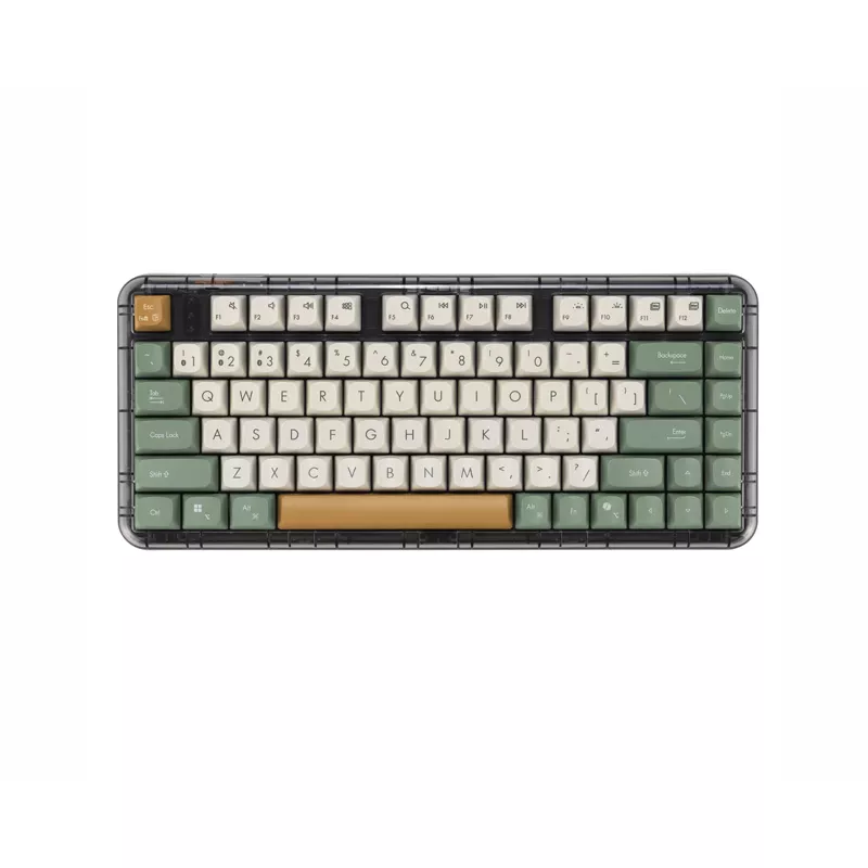 KD201 Jelly75 Keyboard Milk White Wireless tastatura 