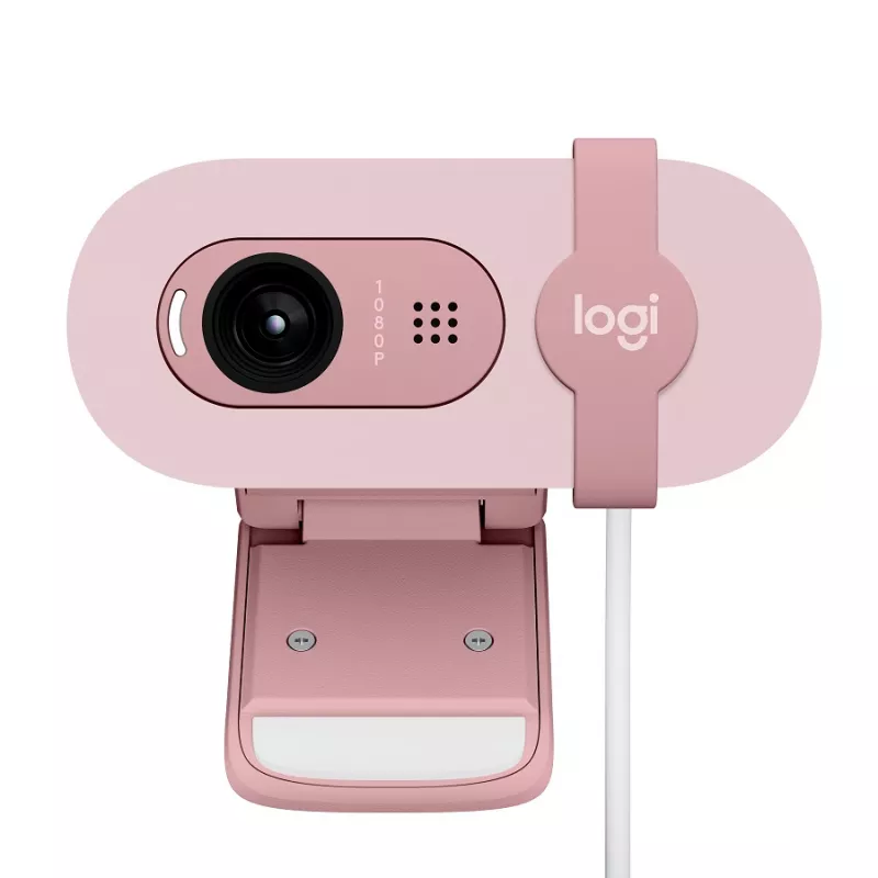 Logitech Brio 100 Full HD Webcam - Rose - USB