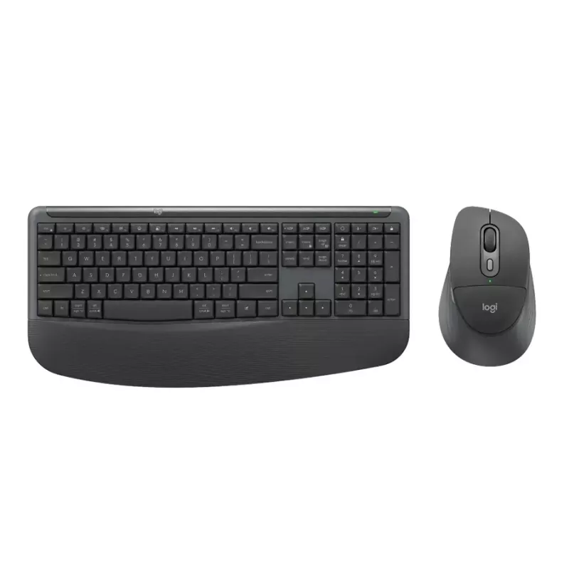 Logitech MK880 Signature Comfort Plus Wireless Desktop YU, Graphite