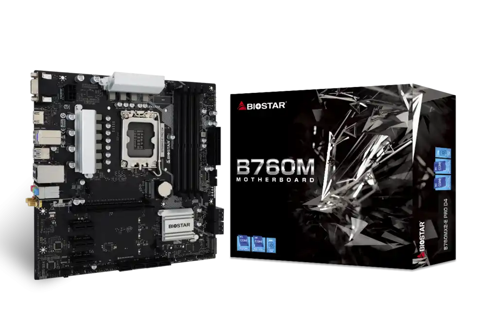 Matična ploča 1700  Biostar B760MX2-E Pro  D4 HDMI/DP/VGA/M.2