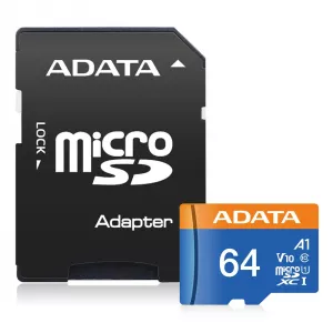 Premier Micro SD kartica 64GB + adapter UHS-I Class 10 AUSDX64GUICL10A1-RA1