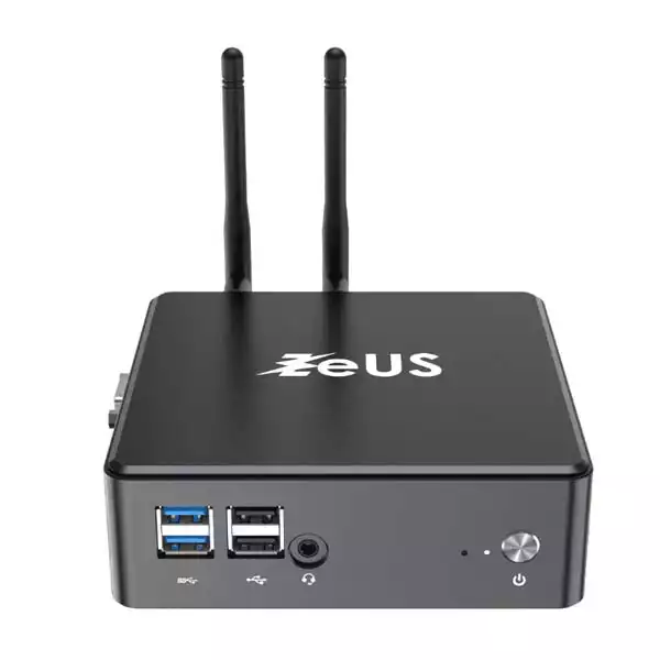 Mini PC Zeus MPI10-P24 Intel 6305 1.80 GHz/DDR4/LAN/Dual WiFi/BT/HDMI/DP/USB C/ext ANT