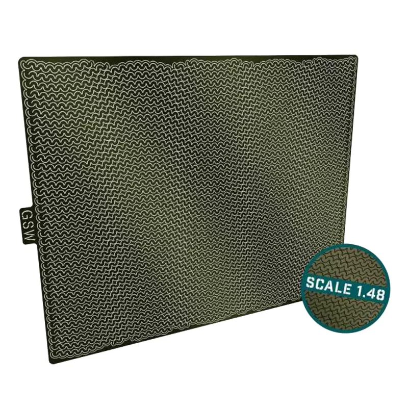 Miniature Camouflage Nets 1/48 (200x160mm) Green