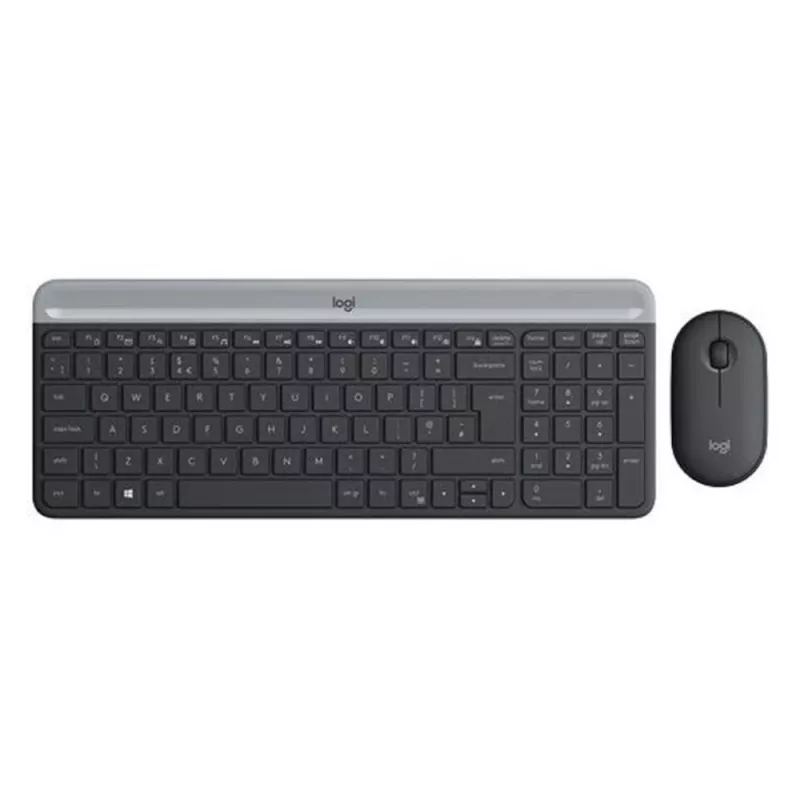 MK470 Slim Wireless Keyboard and Mouse Combo Graphite - US