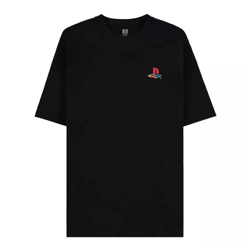 Playstation - Men's Back Console Short Sleeved T-Shirt (L)