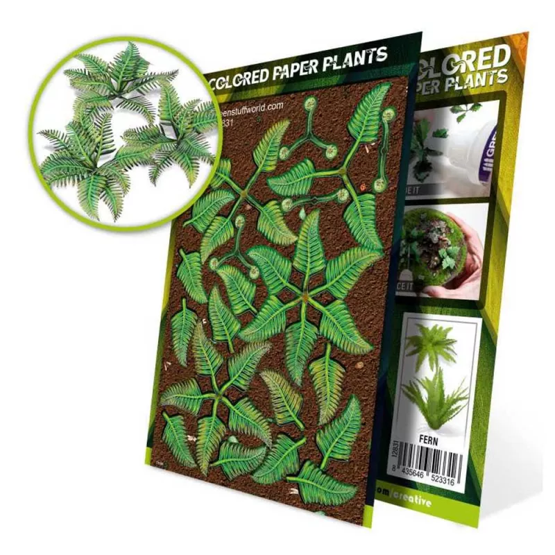 Printed Plants - FERN plant (laser cut)