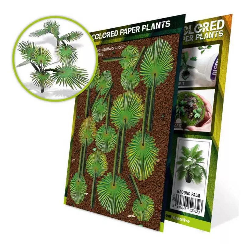 Printed Plants - GROUND PALM plant (laser cut)