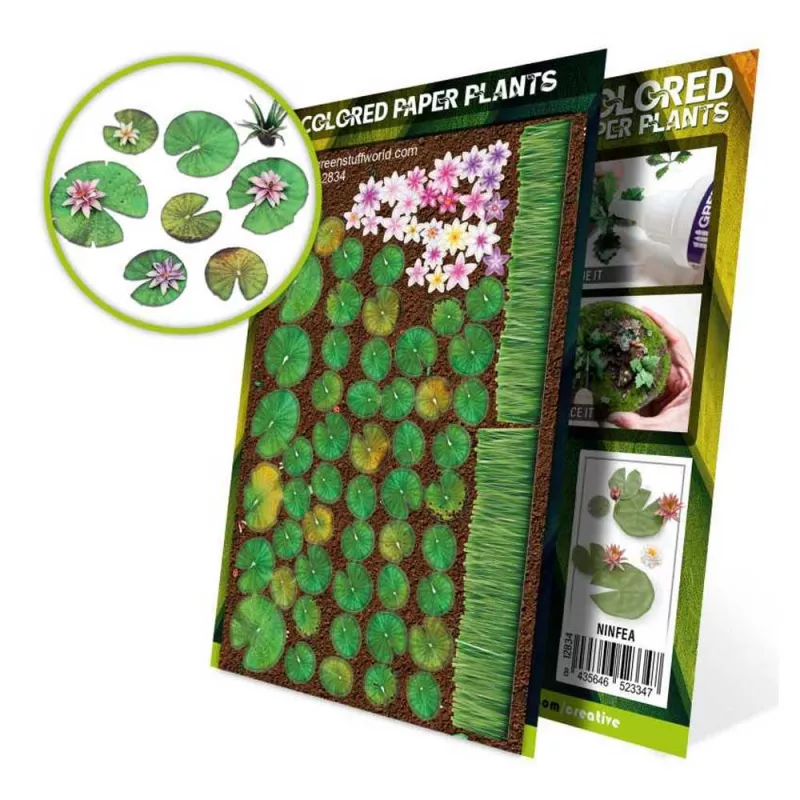 Printed Plants - NINFEA plant (laser cut)