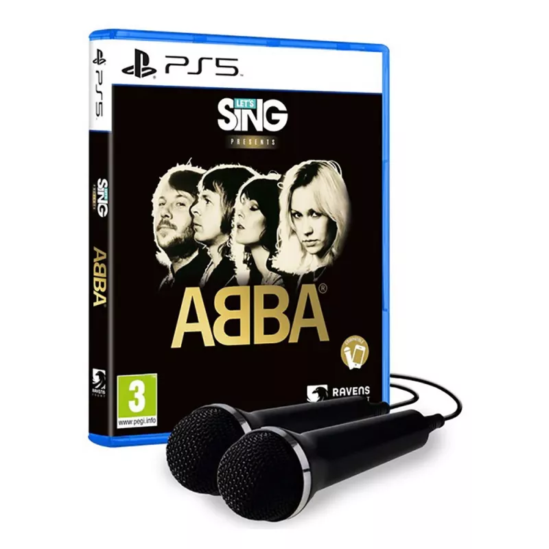 PS5 Let's Sing ABBA - 2 Mic Bundle