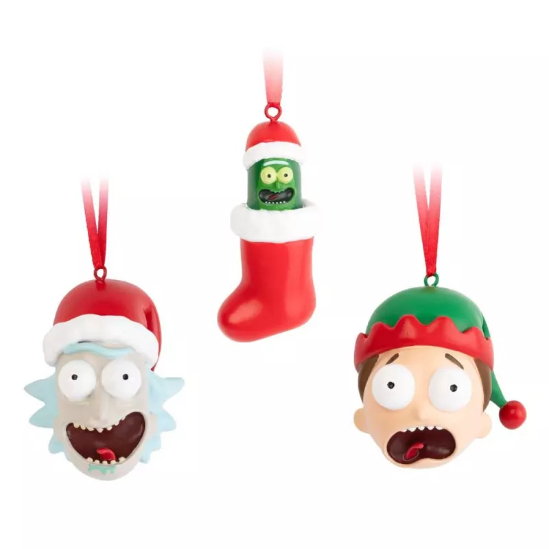 Rick and Morty - Christmas Ornaments 3 Pack