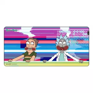 Rick And Morty Glitched XL Mousepad