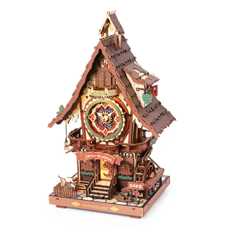 ROKR Cuckoo Clock Mechanical 3D Wooden Puzzle