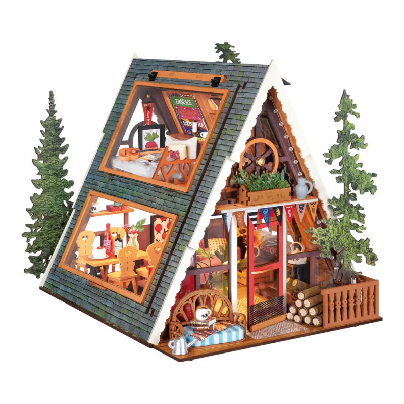 Rolife A-Frame Cabin DIY Miniature