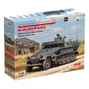 Sd.Kfz.251/18 Ausf.A WWII German Observation Vehicle 1:35