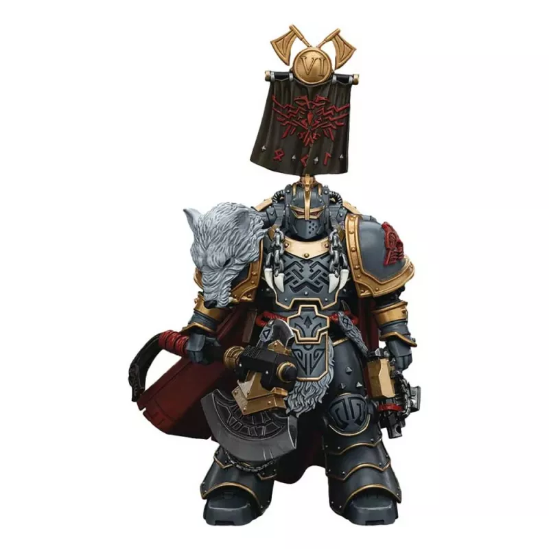 Space Wolves Legion Praetor with Power Axe and Combat Shield