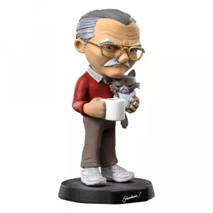 Stan Lee Mini Co. PVC Figure Stan Lee with Grumpy Cat (14 cm)