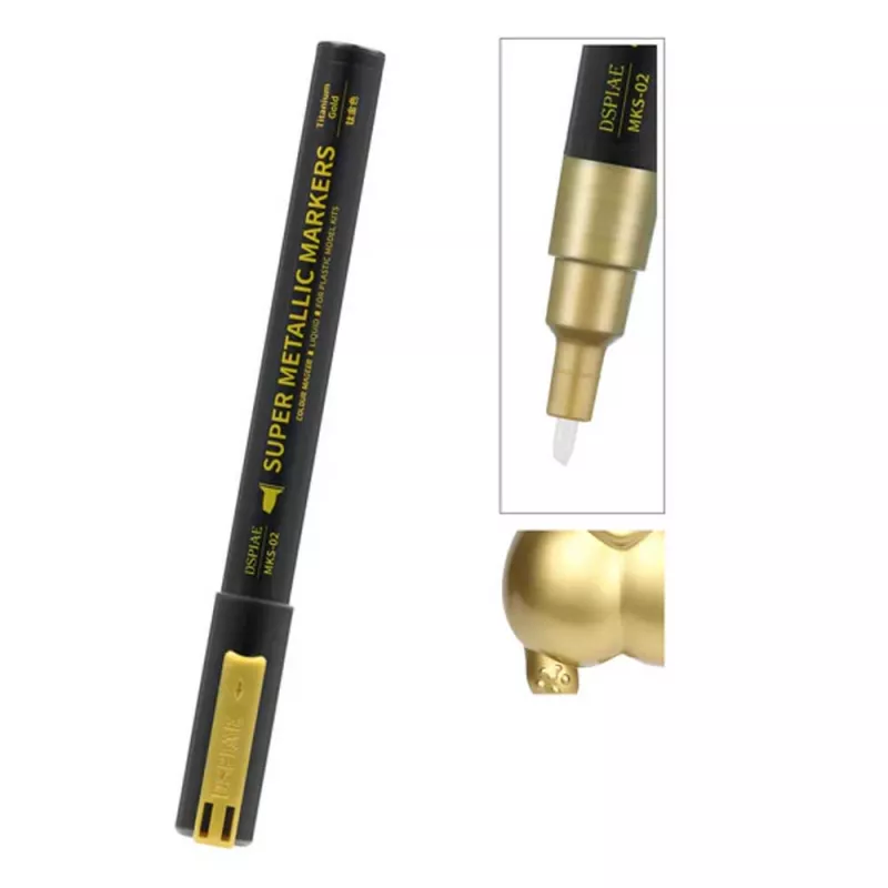 Super Metallic Marker Titanium Gold - MKS-02