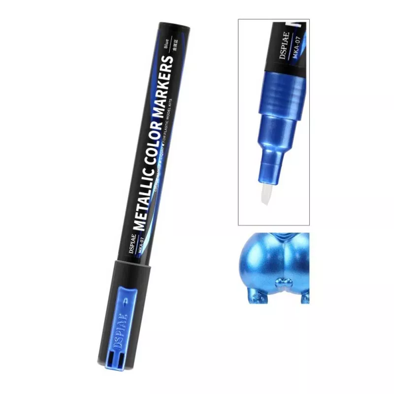 Super Metallic Paint Marker Metallic Blue - MKA-07