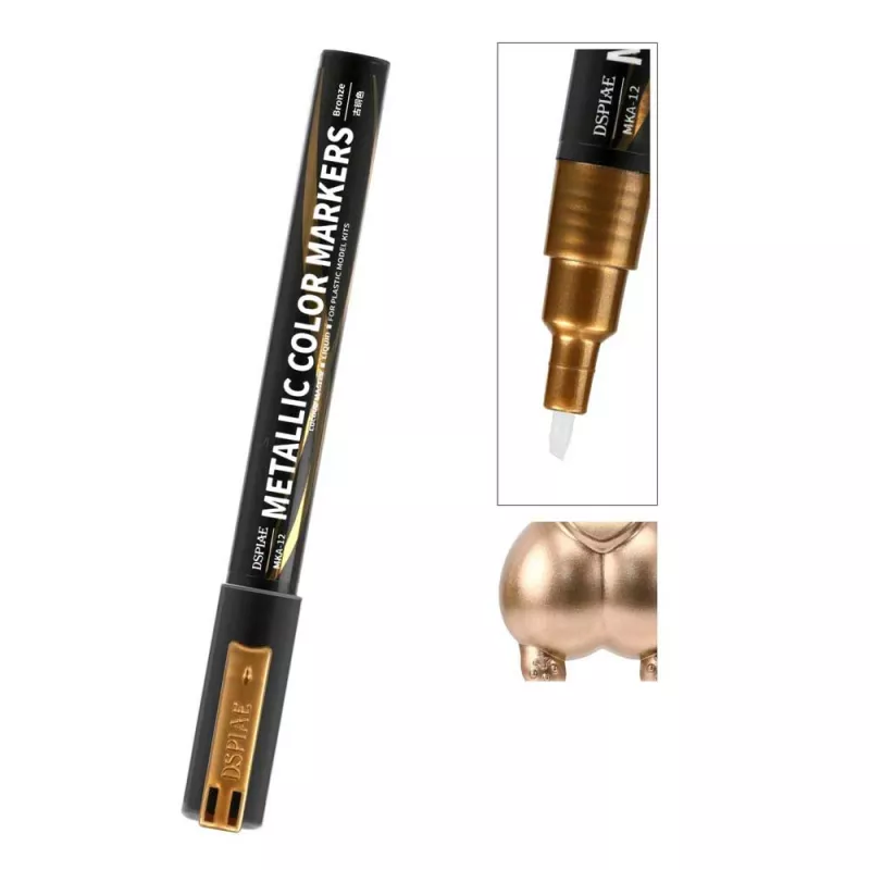 Super Metallic Paint Marker Metallic Bronze - MKA-12