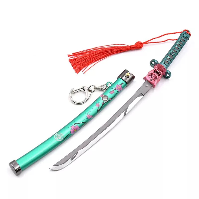 Sword Keychain - Onimaru Kunitsuna Sword (Blue)