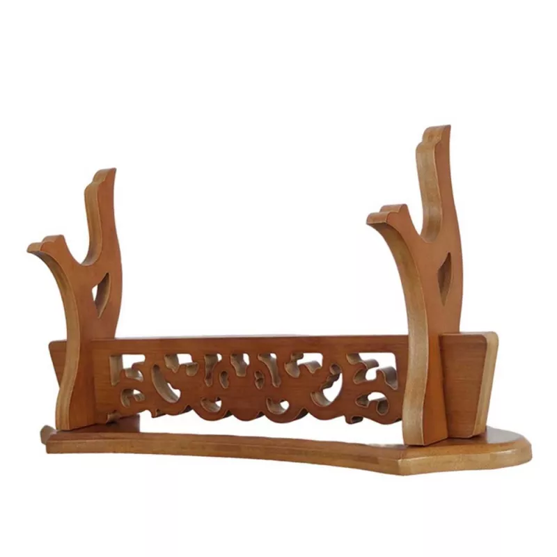 Sword Stand - Bamboo Brown Ornament S
