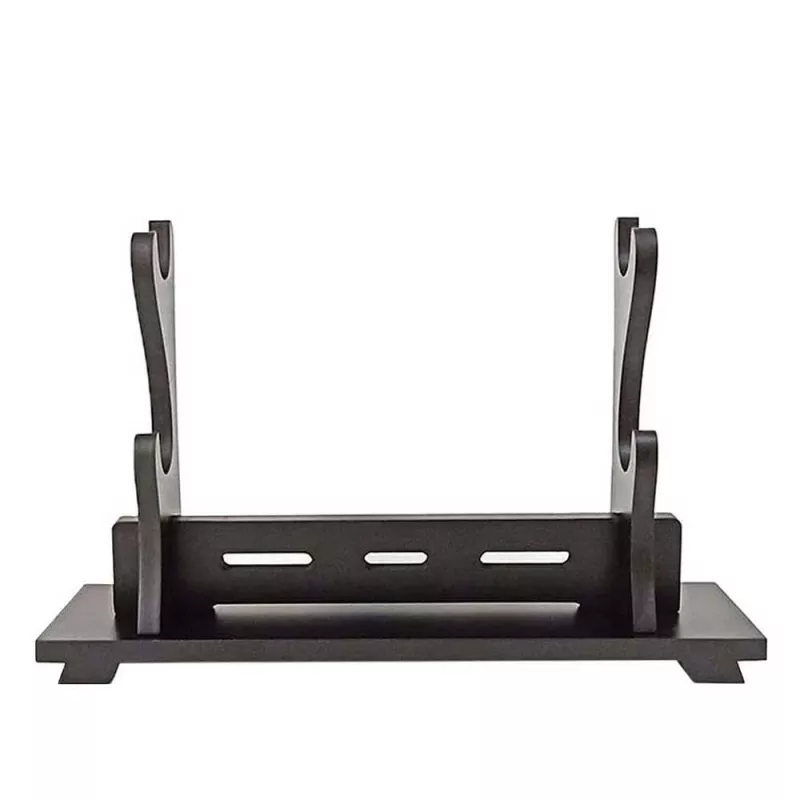 Sword Stand - Solid Wood Black M