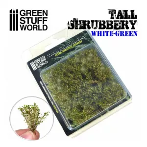 Tall Shrubbery - White/Green