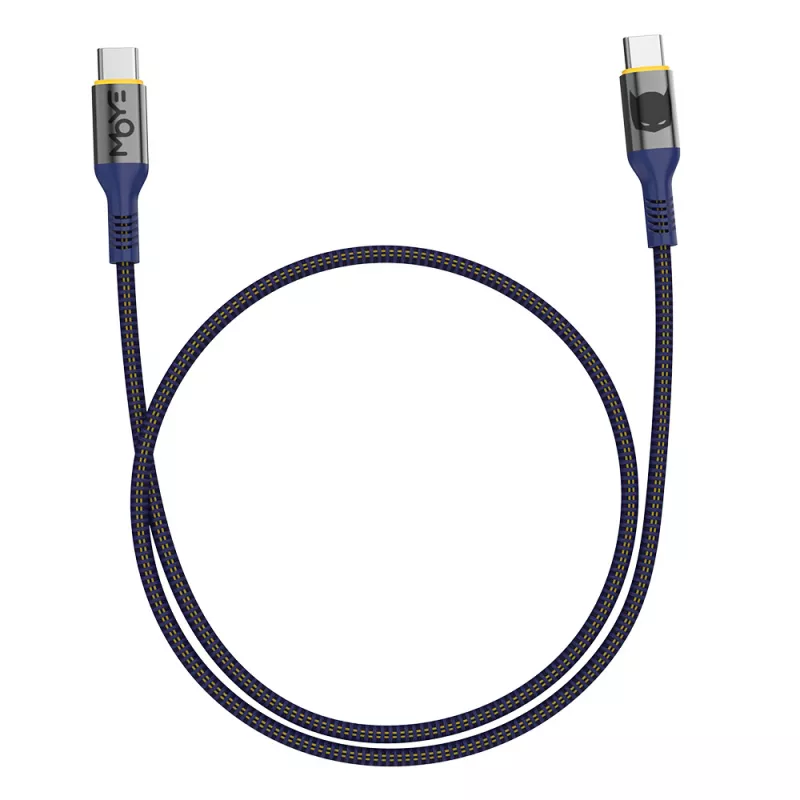 WB Moye Batman USB-C to USB-C Charging Cable 01 1M