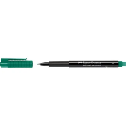 Faber Castell F flomaster, zeleni