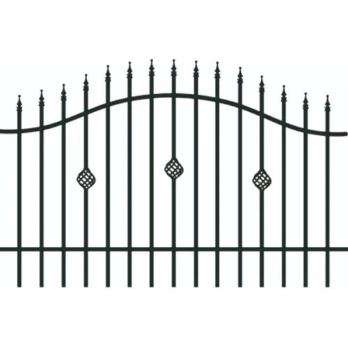 Polbram Mia metalna ograda panel 2,00x1,30-1,50m