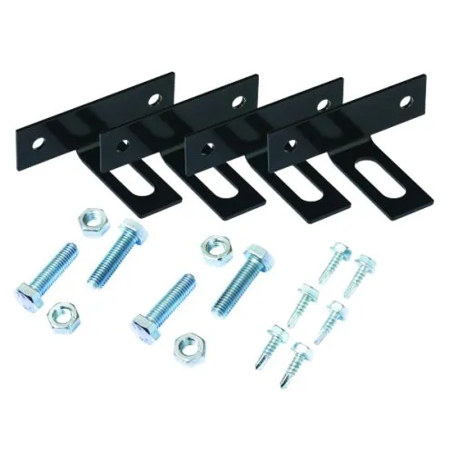 Polbram nosač metalne panel ograde tip T, RAL9005, set 4 komada