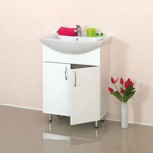 Praktik ormarić sa umivaonikom 55 cm beli