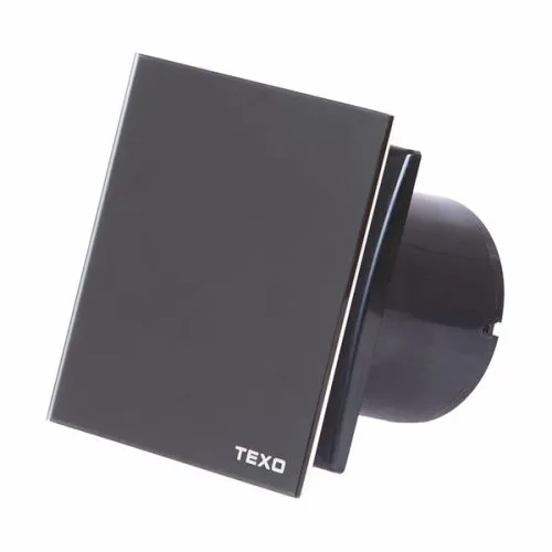 Texo Air Pro ventilator 100 black glass