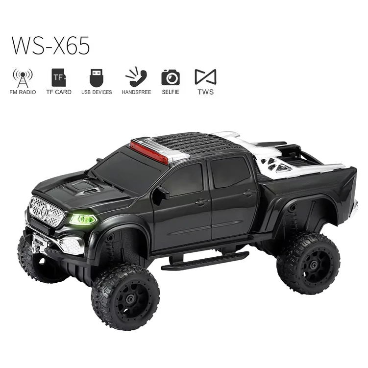 Red WS-X65 bluetooth zvučnik crni